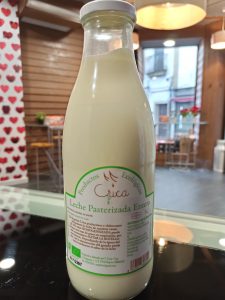 Leche Fresca Pasteurizada de vaca ecológica