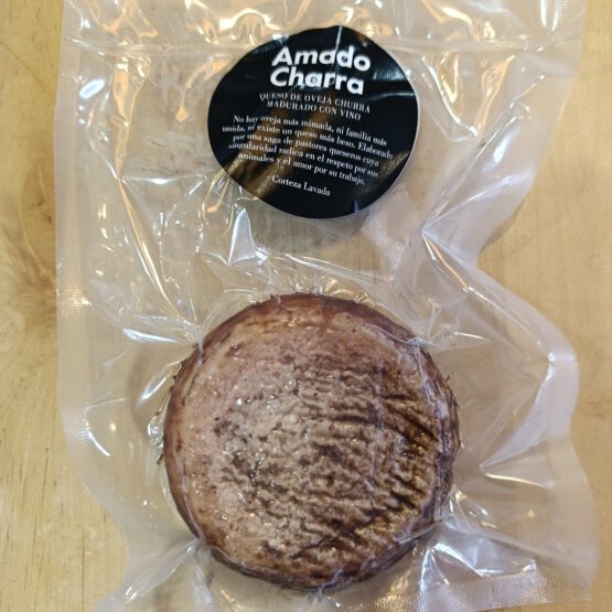 Queso de oveja churra madurado con vino